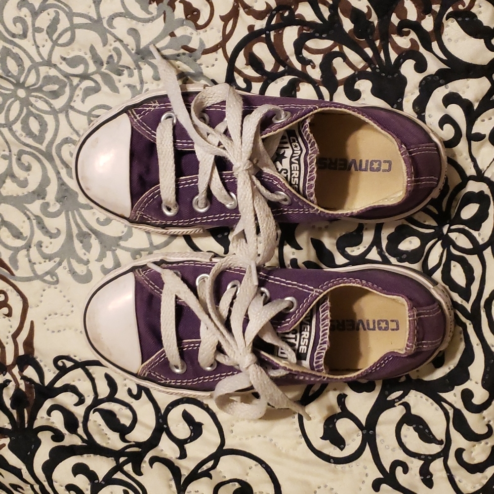 Purple Converse for Girls Size 11